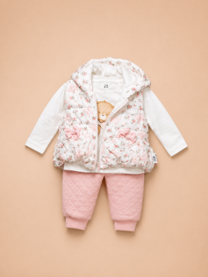 3 piece toddler/baby girls' outfit set