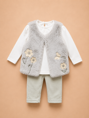 3 piece toddler/baby girls' outfit set